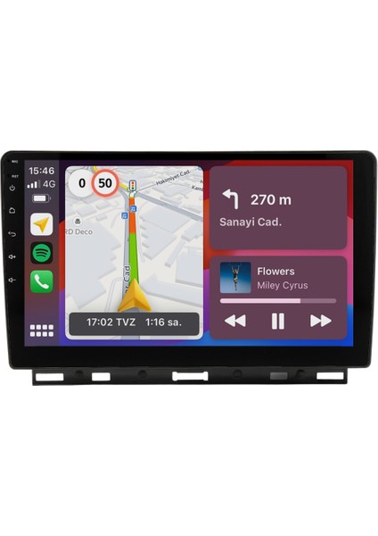 Renault Clio 5 Android Multimedya Ekran (2020-2023) | 2gb/4gb/8gb Ram – Carplay – Android Auto – Navigasyon – Google Play – Geri Görüş Kamerası – Soket Sokete Uyumlu modelleri