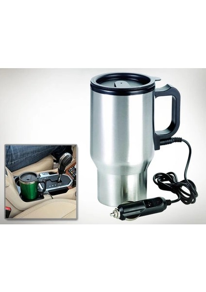 Araç Içi Su Isıtıcı Termos Kupa Bardak