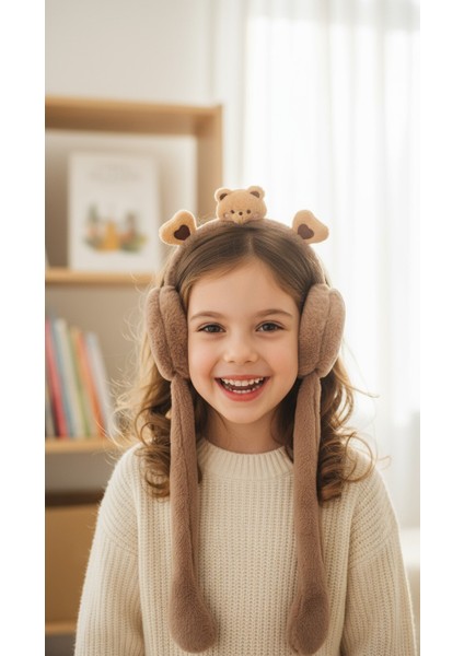 Hayvan Figürlü Ses Çıkartan Peluş Kulaklık