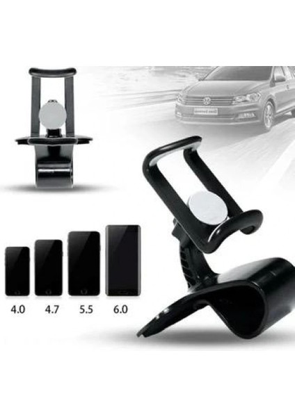 Telefon Tutucu Araç Içi Telefon Tutucu Klipsli 360C Dönüş