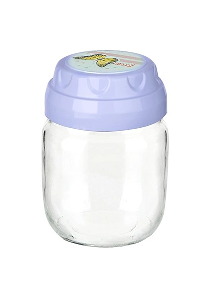Vintage Dekoratif Desenli Cam Kavanoz 425ML - 14,3 Oz modelleri
