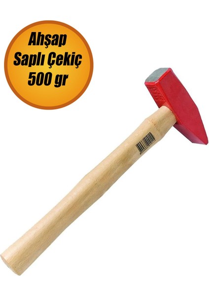 Ahşap Saplı Çekiç 500 gr