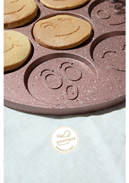 Döküm Smile Krep Pankek Tavası Rosegold 27CM indirimleri