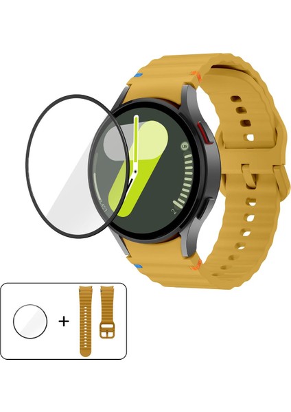 Samsung Galaxy Watch7 44MM Için Silikon Kayış (Yurt Dışından)