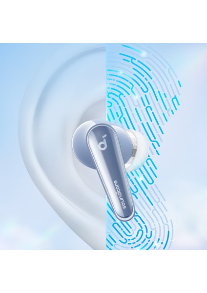 Soundcore Liberty 4 TWS Bluetooth 5.3 Kulaklık - Hibrit Aktif Gürültü Önleme - LDAC ve Hi-Res Wireless Sertifikalı - A3953 - Mavi (Anker Türkiye Garantili) fırsatları