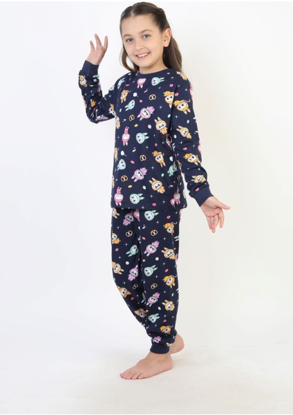 Labubu Desenli Kız Çocuk Takımı