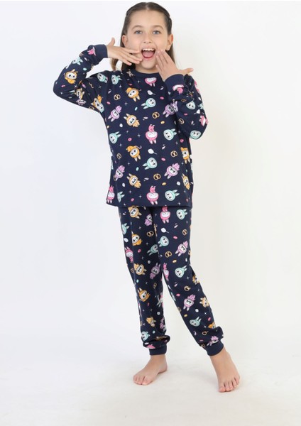 Labubu Desenli Kız Çocuk Takımı modelleri