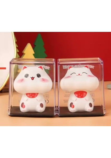 Tomvorks Sevimli Kedi Güneş Işığı Indüksiyon Plastik Heykel Restoranlar Araba Kontrol Paneli Için Şanslı Başını Sallayan Kedi (Küçük Model)) fırsatları