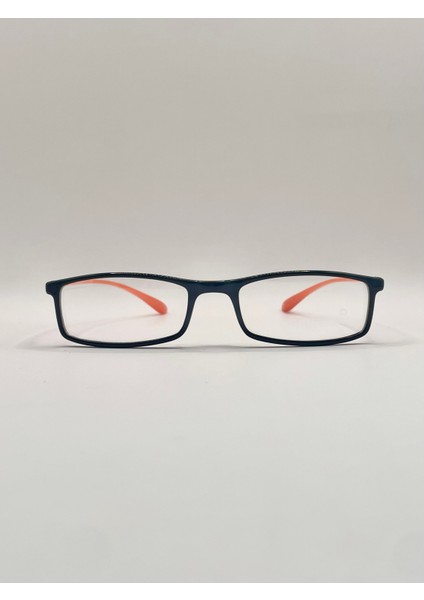 Dikdörtgen – Turuncu Saplı Unisex Gözlük Çerçevesi – Optik Cam Değişimine Uygun fiyatları