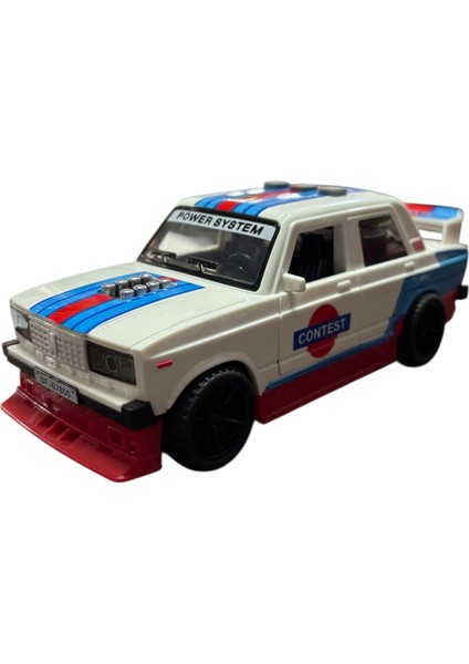 Işıklı Sesli Duman Çıkaran Sürtmeli Lada Araba