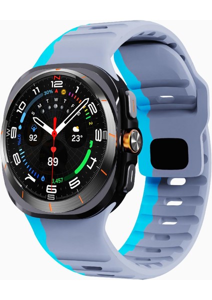 Samsung Galaxy Watch Ultra 47MM / Ultra 2025 Için Tokalı Silikon Kayış (Yurt Dışından)