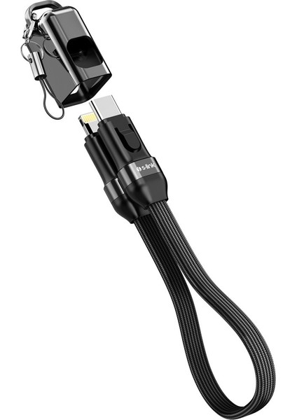 Armor CL-020 30W 20 cm Type-C To Lightning Pd Örgülü Metal Başlıklı Siyah Hızlı Şarj Kablosu indirimleri