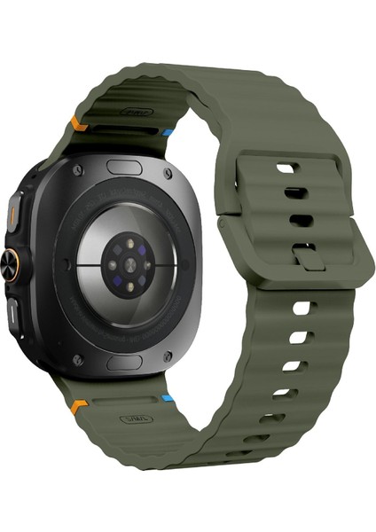 Samsung Galaxy Watch Ultra 47MM / Ultra 2025 Için Dalga Dikişli Kayış (Yurt Dışından) modelleri