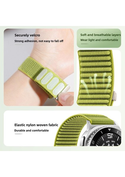 Samsung Galaxy Watch8 / 8 Classic Için Naylon Saat Kayışı (Yurt Dışından) modelleri