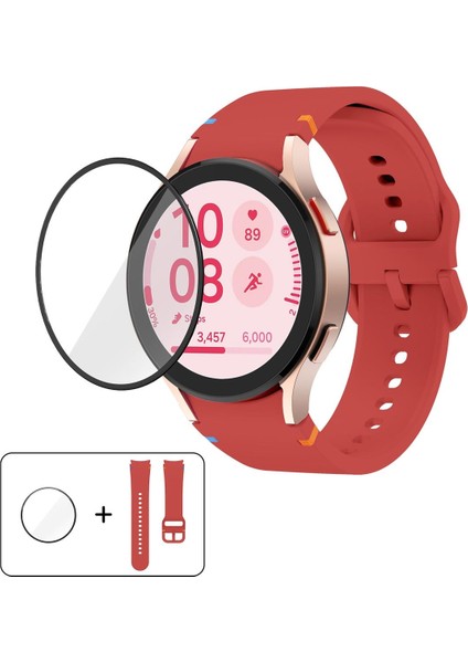 Samsung Galaxy Watch4 Active 44MM Için Silikon Saat Kayışı (Yurt Dışından)