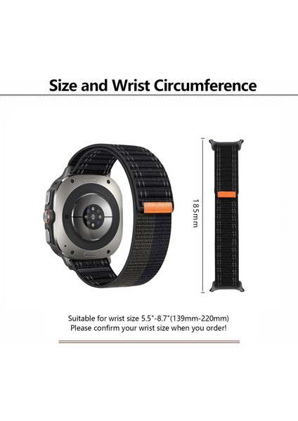 Samsung Galaxy Watch Ultra 47MM / Ultra 2025 Için Kalebol Naylon Kayış (Yurt Dışından) modelleri