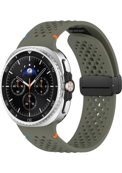 Samsung Galaxy Watch8 / Watch8 Classic Için Silikon Kayış (Yurt Dışından)