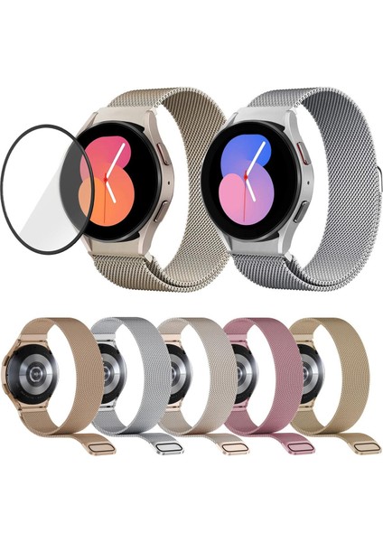 Samsung Galaxy Watch5 44MM Için Metal Kayış (Yurt Dışından)