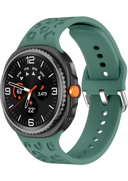 Samsung Galaxy Watch8 / Watch8 Classic Için Silikon Kayış (Yurt Dışından)