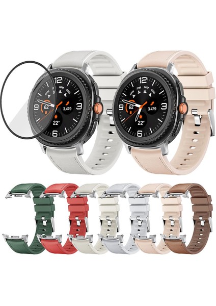 Samsung Galaxy Watch8 40MM Için Silikon Pu Kayış (Yurt Dışından) fiyatları