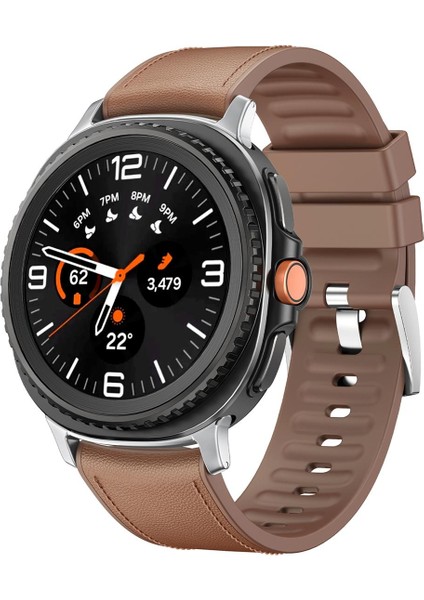 Samsung Galaxy Watch8 40MM Için Silikon Pu Kayış (Yurt Dışından) modelleri
