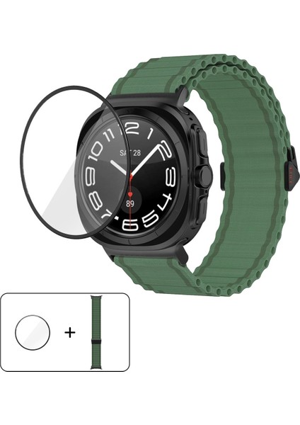 Samsung Galaxy Watch Ultra 2025 Için Filmli Naylon Kayış (Yurt Dışından)