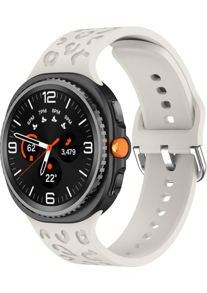 Samsung Galaxy Watch8 / Watch8 Classic Için Silikon Kayış (Yurt Dışından)
