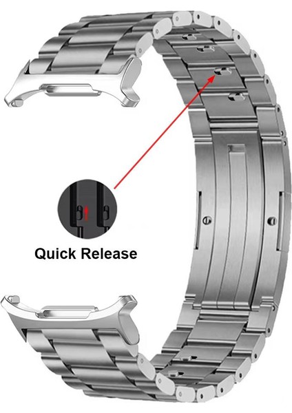 Samsung Galaxy Watch8 / Watch8 Classic Için Metal Kayış (Yurt Dışından) modelleri