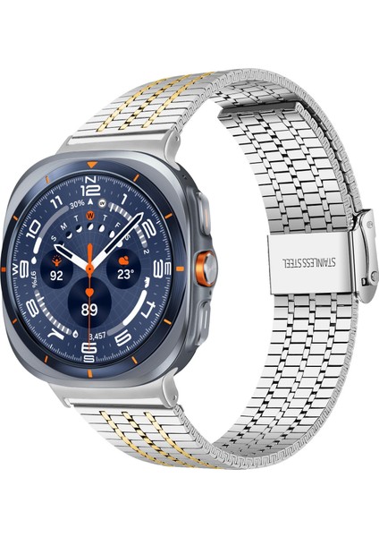 Samsung Galaxy Watch Ultra / Ultra 2025 Için Metal Kayış (Yurt Dışından)