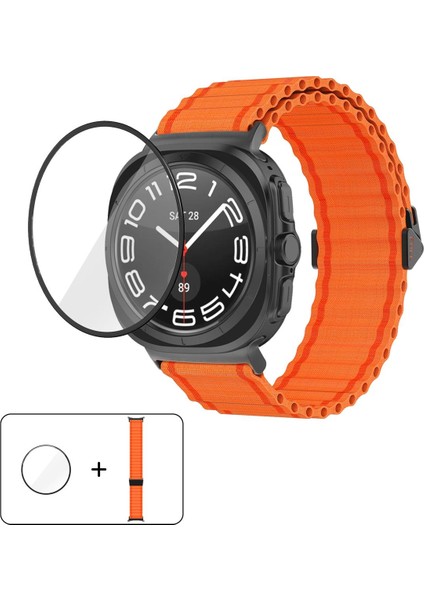 Samsung Galaxy Watch Ultra 2025 Için Filmli Naylon Kayış (Yurt Dışından)