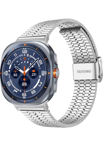 Samsung Galaxy Watch Ultra / Ultra 2025 Için Metal Kayış (Yurt Dışından)