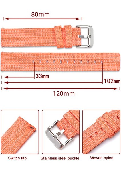 Samsung Galaxy Watch8 / 8 Classic Için Naylon Saat Kayışı (Yurt Dışından) fırsatları