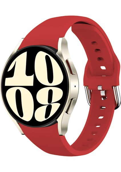 Samsung Galaxy Watch Fe / 7 / 6 / 5 / 4 Için Silikon Bant (Yurt Dışından)