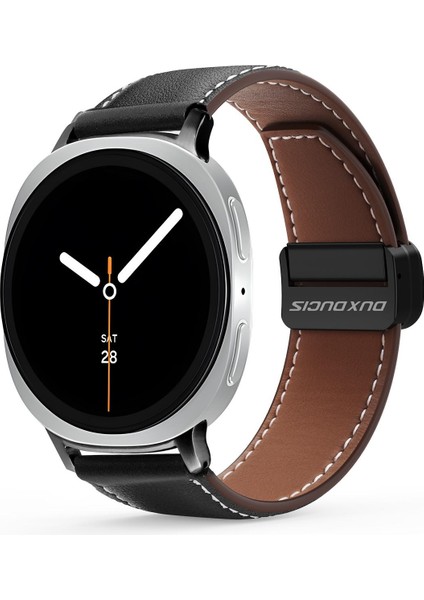 Samsung Galaxy Watch8 / Watch8 Classic Için Manyetik Pu Kayış (Yurt Dışından)