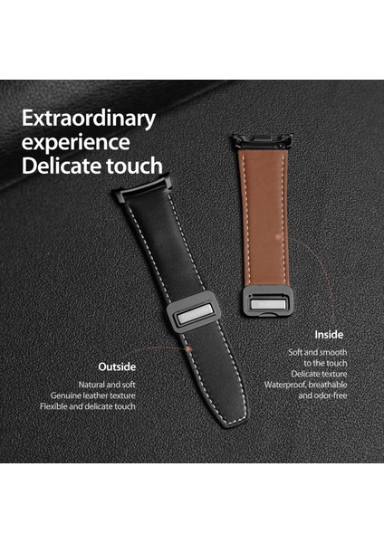 Samsung Galaxy Watch8 / Watch8 Classic Için Manyetik Pu Kayış (Yurt Dışından) modelleri