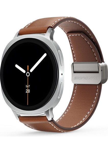 Samsung Galaxy Watch8 / Watch8 Classic Için Manyetik Pu Kayış (Yurt Dışından)