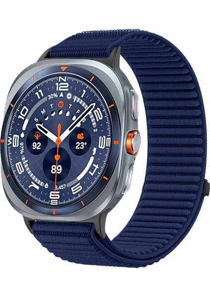 Samsung Galaxy Watch Ultra 47MM / Ultra 2025 Için Naylon Kayış (Yurt Dışından)