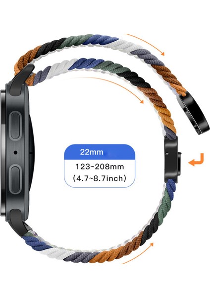 Samsung Galaxy Watch8 / Watch8 Classic Için Naylon Saat Kayışı (Yurt Dışından) modelleri