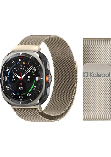 Samsung Galaxy Watch Ultra 47MM / Ultra 2025 Için Metal Kayış (Yurt Dışından)