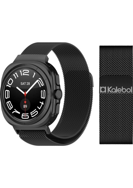 Samsung Galaxy Watch Ultra 47MM / Ultra 2025 Için Metal Kayış (Yurt Dışından)