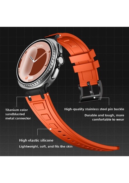 Samsung Galaxy Watch8 / Watch8 Classic Için Silikon Kayış (Yurt Dışından) modelleri