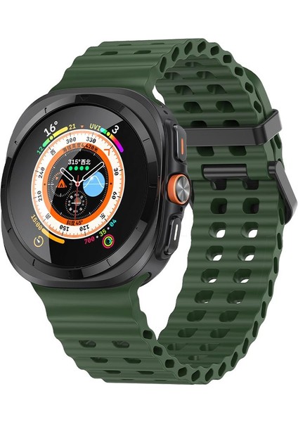 Samsung Galaxy Watch Ultra 47MM Için Filmli Silikon Kayış (Yurt Dışından) fırsatları