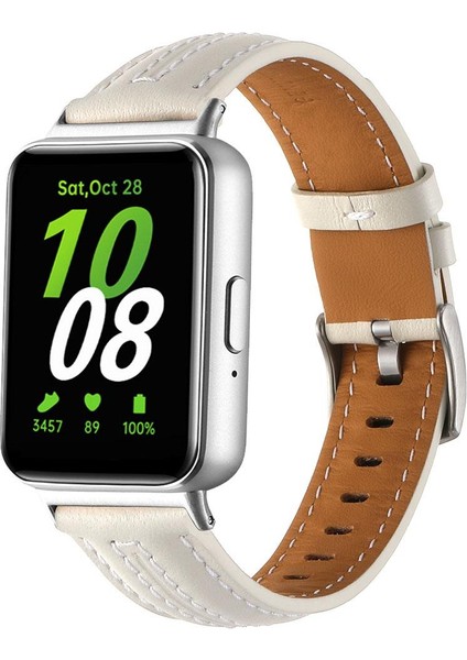 Samsung Galaxy Fit 3 Için Deri Saat Kayışı (Yurt Dışından)