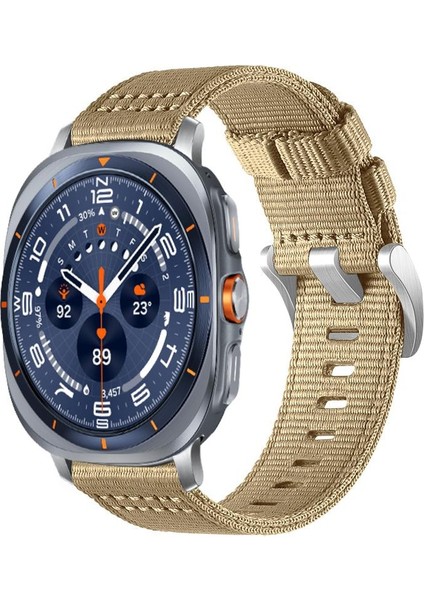 Samsung Galaxy Watch Ultra / Ultra 2025 Için Naylon Saat Kayışı (Yurt Dışından)