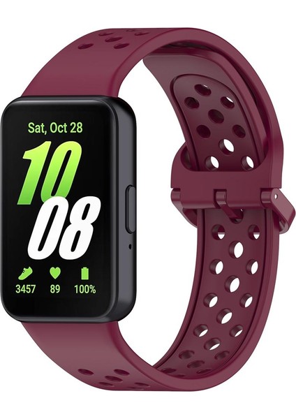 Samsung Galaxy Fit3 Için Renkli Silikon Kayış (Yurt Dışından)