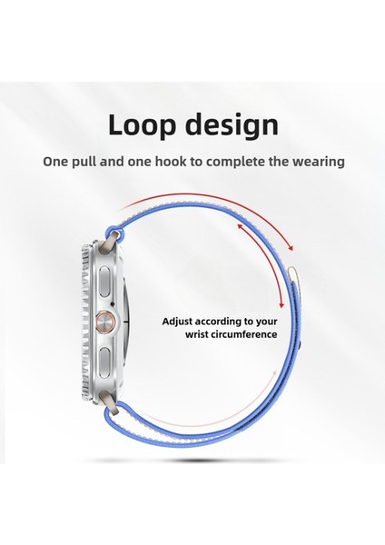 Samsung Galaxy Watch8 / Watch8 Classic Için Naylon Saat Kayışı (Yurt Dışından) modelleri