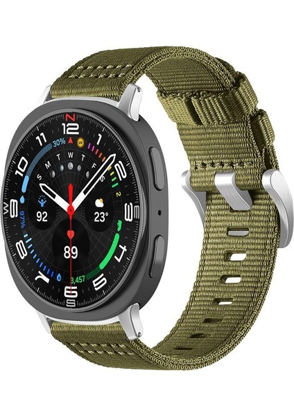 Samsung Galaxy Watch8 / 8 Classic Için Naylon Saat Kayışı (Yurt Dışından)
