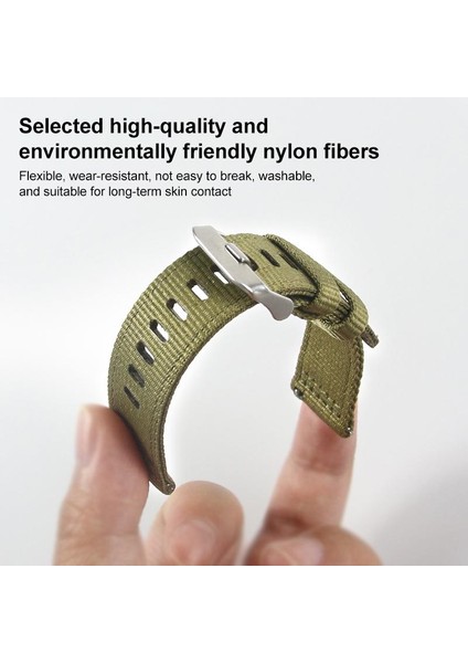 Samsung Galaxy Watch8 / 8 Classic Için Naylon Saat Kayışı (Yurt Dışından) fırsatları