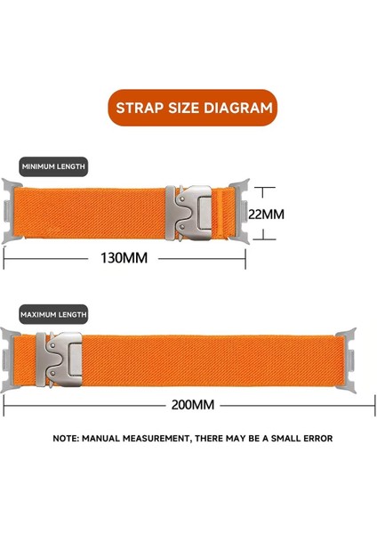 Samsung Galaxy Watch8 / Watch8 Classic Için Naylon Saat Kayışı (Yurt Dışından) modelleri