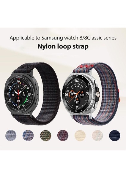 Samsung Galaxy Watch8 / 8 Classic Için Naylon Döngü Kayışı (Yurt Dışından) fırsatları